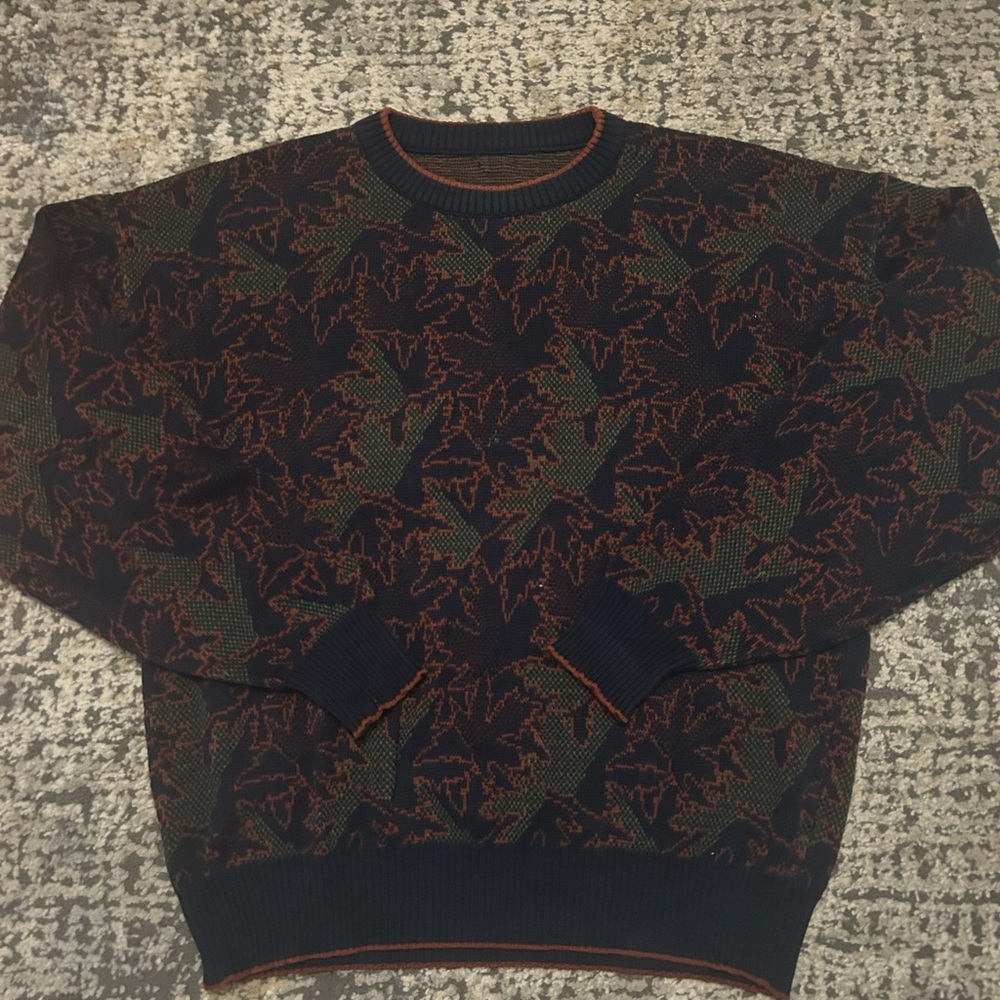 Men's leaf Sweater